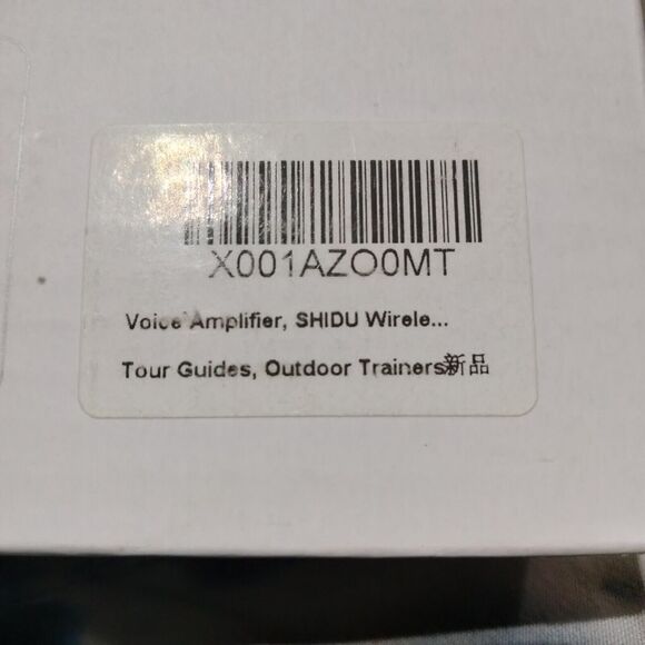 SHIDU Green Original Voice Amplifier, Personal Voice Amplifier Open Box - Picture 5 of 6